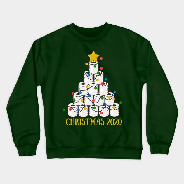 Toilet paper Christmas 2020 Crewneck Sweatshirt by Rolling Stoned